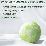 Bath Bomb Set Manufacturer - OEM 3 Pieces Bubble Fizzy Organic Hemp