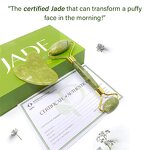 Jade Roller Manufacturer - Hot Selling Xiuyan Green with Custom Logo