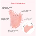 Gua Sha Tool Manufacturer - Custom Packaging, Bian Stone Natural Rose Quartz