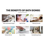 Bath Bombs Gift Set Manufacturer - 100% Natural Organic, Luxury Packaging (6 Pc)