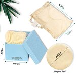 Makeup Rounds Manufacturer - 100% Washable Eco-friendly Natural Bamboo (15 Pack)