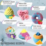 Bath Bombs Gift Set Manufacturer - 6 Pcs Natural Handmade Cute Shape