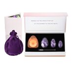 Yoni Eggs Gift Set Manufacturer - Wholesale 3pcs Natural Nephrite Jade, GIA Certified