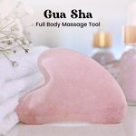 Gua Sha Tool Manufacturer - Custom Packaging, Bian Stone Natural Rose Quartz
