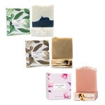 Handmade Soap Manufacturer - Rose Lavender Coffee Scented 4.3 oz Bar