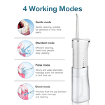 Water Dental Flosser Manufacturer - Portable Rechargeable IPX7 Waterproof