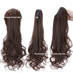 Wig Manufacturer - High Temp Fiber Clip Ponytail Long Curly Wavy for Women