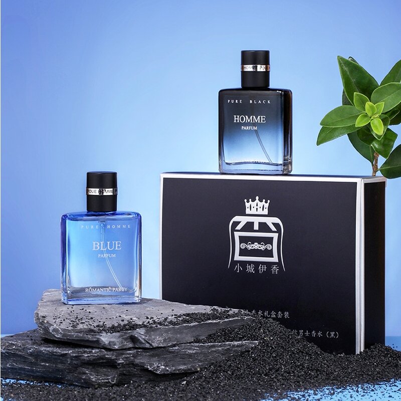 Perfume Manufacturer - 30mL*2 Gulong Wooden Gift Box Citrus Floral for Men