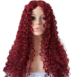 Wig Manufacturer - Synthetic Long Curly Transparent Hairline Split Head Cover