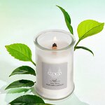 Scented Candle Manufacturer - Soy Wax Glass Jar with Wooden Wick, Long-Lasting