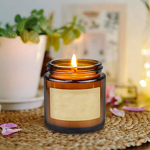 Scented Candle - Manufacturer Soy Wax Amber Jar Long-lasting Home Fragrance Gift