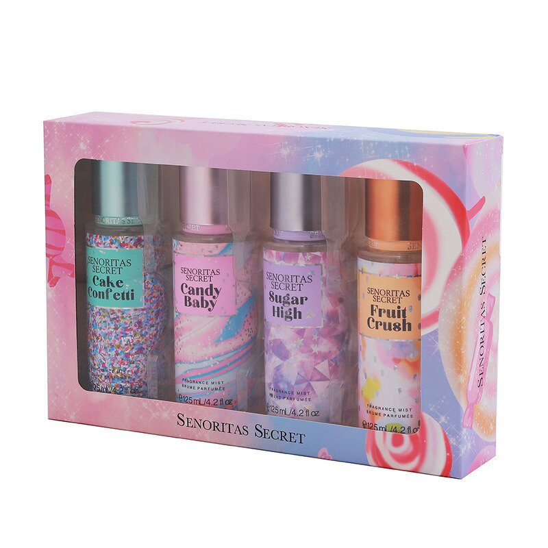 Body Mist Set Manufacturer - New Long Lasting Liquid, Victoria Style 4 in 1