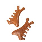 Comb & Jade Roller - Manufacturer Sandalwood 4-in-1 Gua Sha Meridian Dredging