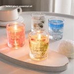 Soy Wax Candle Manufacturer - Handmade Custom Scent for Hotel with Dried Flowers