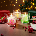 Scented Candle Manufacturer - Customized Jar Glass Soy Wax, LED & 1-Color Print