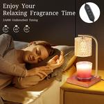 Candle Warmer Manufacturer - Wood Eco-Friendly Silk Screen Printed, Adjustable Light
