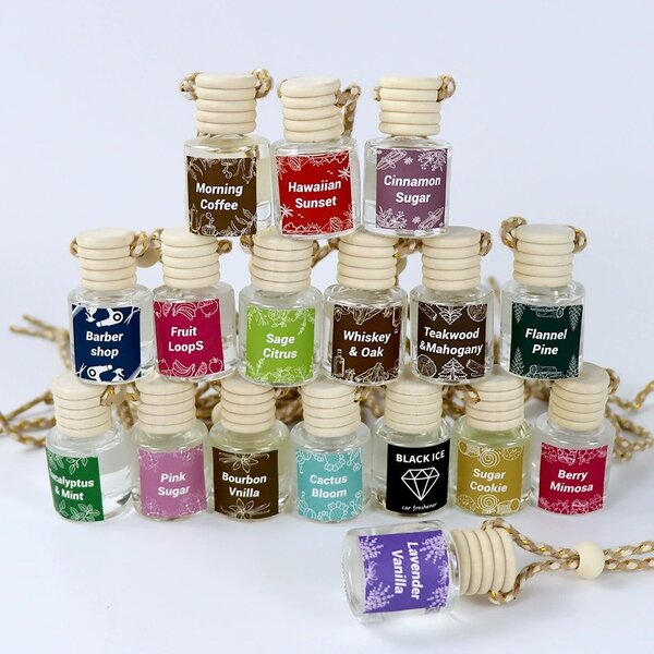 Car Air Freshener Manufacturer - Long Lasting Hanging Fragrance Oil Diffuser, Portable