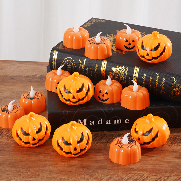 LED Night Lights Manufacturer - Glowing Waterproof Plastic Halloween Pumpkin, Indoor