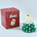 Christmas Candle Manufacturer - Christmas Tree Aromatherapy Soy Wax in Glass Jar