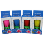 LED Birthday Candles Manufacturer - Electronic Double-Layer Lotus Flowering, Music Rotating