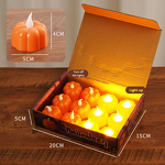 LED Night Lights Manufacturer - Glowing Waterproof Plastic Halloween Pumpkin, Indoor