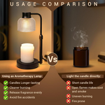 Candle Warmer Manufacturer - Electric Glass, Adjustable Height Retro American-Style