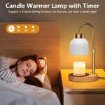 Candle Warmer Manufacturer - Adjustable Flameless Wood Table Lamp for Wax Melting