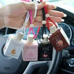 Car Fragrance Manufacturer - Hanging Perfume Diffuser, Long-Lasting Jasmine Aromatherapy