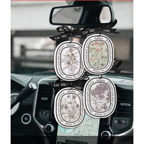 Car Fragrance Manufacturer - Solid Aromatherapy Card Pendant, Air Purifying Perfume