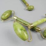 Jade Roller Manufacturer - Face Slimming Double Head, Facial Lifting Massage Stone
