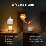 Candle Warmer Manufacturer - Adjustable Flameless Wood Table Lamp for Wax Melting