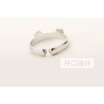 Ring - Manufacturer S925 Silver Cat Paw Open Adjustable Animal Finger Ring
