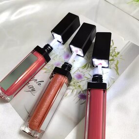 Lipgloss - Manufacturer Private Label LED Mirror Tube Waterproof Matte Liquid