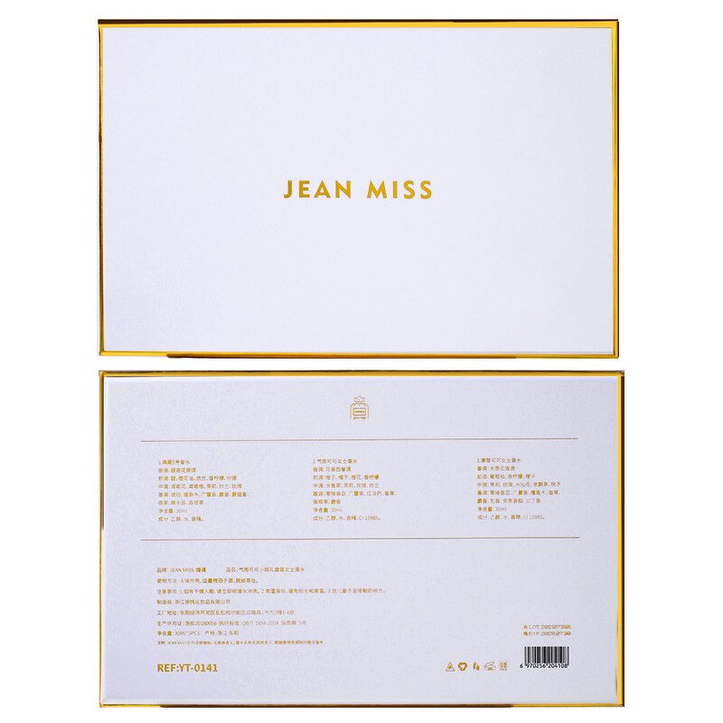 Perfume Set - Manufacturer 3pcs Travel Gift Box Fresh Long-lasting for Women