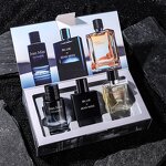 Perfume Set - Manufacturer 30mL*3 Custom Logo Long-lasting Charming Gift Set for Men