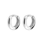 Earrings - Manufacturer Wholesale S925 Silver Geometry Round Huggie Hoop Women