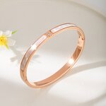 Bracelet - Manufacturer Four-leaf Flower Titanium Steel Rose Gold Diamond Women