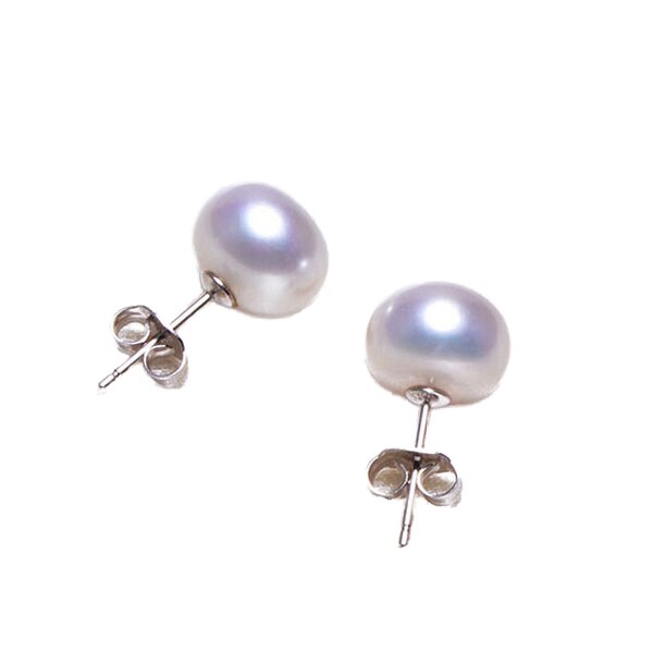 Earrings - Manufacturer Wholesale 5A S925 Silver Natural Pearl Stud for Women