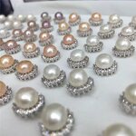 Earrings - Manufacturer 7-8mm Natural Pearl S925 Silver Zircon Fashion Stud