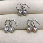 Earrings - Manufacturer S925 Silver Natural Pearl High Heels Ear Hook for Women