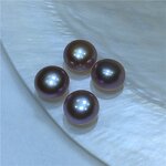 Pearls - Manufacturer 5-12mm 6A Half Drilled Button Shape Loose Freshwater Pearl