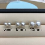 Earrings - Manufacturer Wholesale 5A S925 Silver Natural Pearl Stud for Women