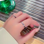 Ring - Manufacturer 18K Gold Titanium Steel Thin Couple Diamond Fashion Ring