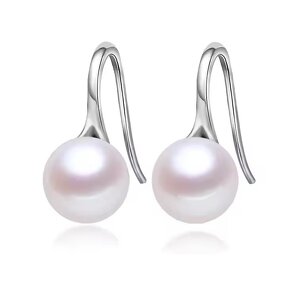 Earrings - Manufacturer S925 Silver Natural Pearl High Heels Ear Hook for Women
