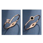 Bracelet - Manufacturer Four-leaf Flower Titanium Steel Rose Gold Diamond Women