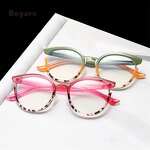 Eyeglasses - Manufacturer Women's HKBY TR90 Anti-Blue Light Reading Glasses