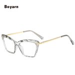 Eyeglasses - Manufacturer HKBY Titanium Anti-Blue Light Rectangle Frames Unisex
