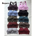 Yoga Bra - Manufacturer Women's Seamless Cross Back Padded Custom Plus Size Soft