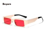 Sunglasses - Manufacturer Unisex Square Metal UV400 AC Lenses Custom Logo