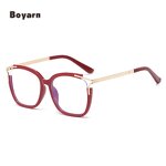 Eyeglasses - Manufacturer Luxury Metal TR90 Anti-Blue Light Computer Eyeglasses
